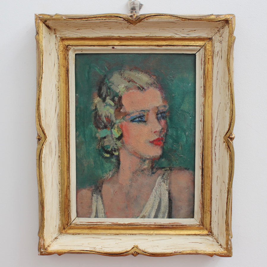 'Young Woman in Profile', French School (circa 1920s-30s)