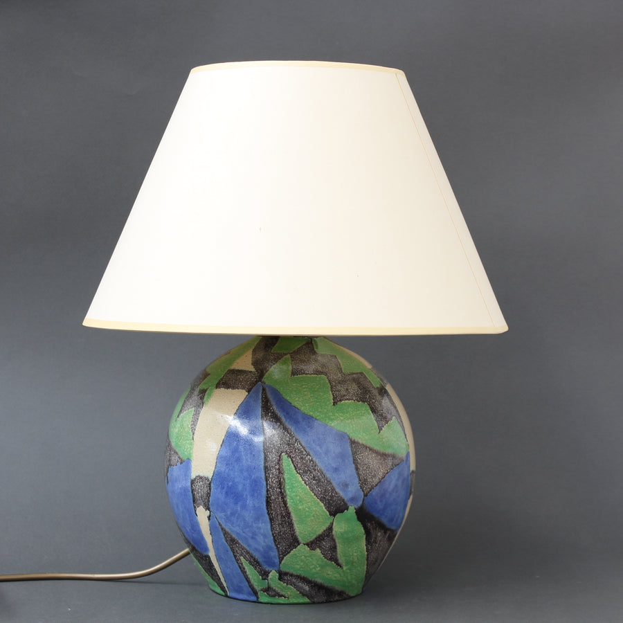 Vintage Ceramic Lamp by Marcel Noverraz (circa 1960s)