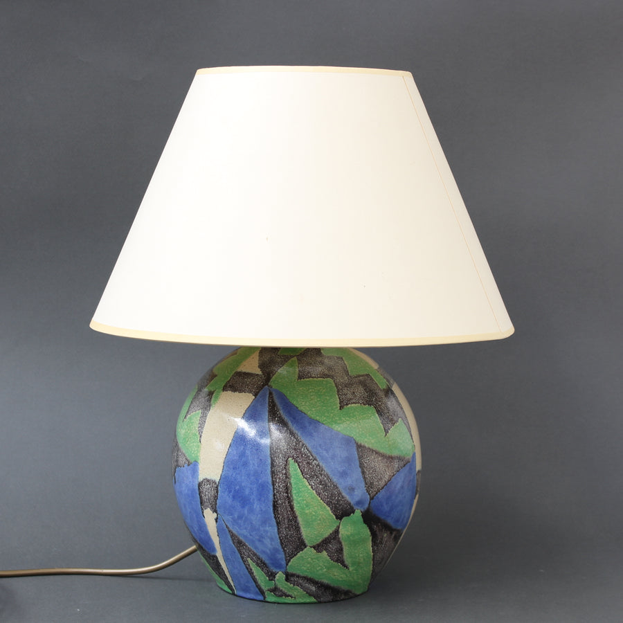 Vintage Ceramic Lamp by Marcel Noverraz (circa 1960s)