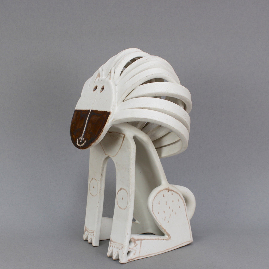 'Ceramic Lion Sculpture' by Bruno Gambone (c. 1970s)