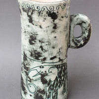 Vintage French Ceramic Pitcher / Vase by Jacques Blin (circa 1950s)