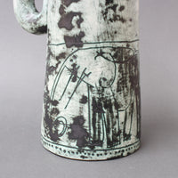 Vintage French Ceramic Pitcher / Vase by Jacques Blin (circa 1950s)