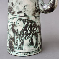 Vintage French Ceramic Pitcher / Vase by Jacques Blin (circa 1950s)