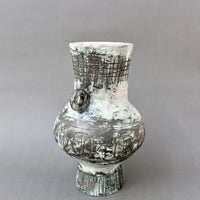 Vintage French Ceramic Vase by Jacques Blin with Jean Rustin (circa 1960s)