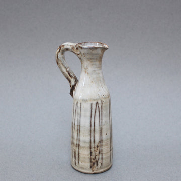 Small Ceramic Jug with Handle by Jacques Pouchain (c. 1960s)