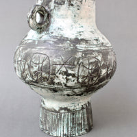 Vintage French Ceramic Vase by Jacques Blin with Jean Rustin (circa 1960s)