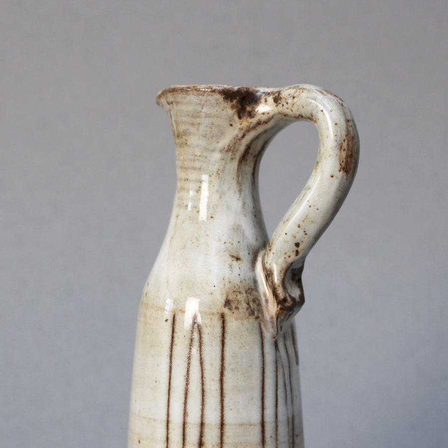 Small Ceramic Jug with Handle by Jacques Pouchain (c. 1960s)