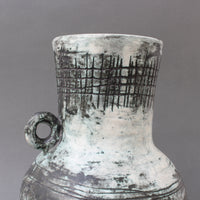 Vintage French Ceramic Vase by Jacques Blin with Jean Rustin (circa 1960s)