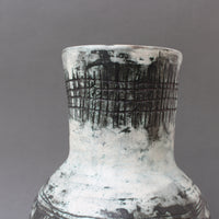 Vintage French Ceramic Vase by Jacques Blin with Jean Rustin (circa 1960s)