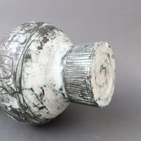 Vintage French Ceramic Vase by Jacques Blin with Jean Rustin (circa 1960s)