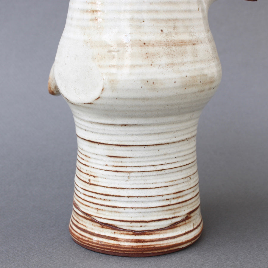 Ceramic Stylised Bird Vase by Jacques Pouchain (circa 1960s)