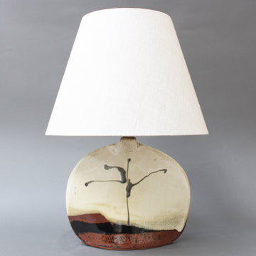 Ceramic Table Lamp by Colette Houtmann at Lune Vague (circa 1980s)