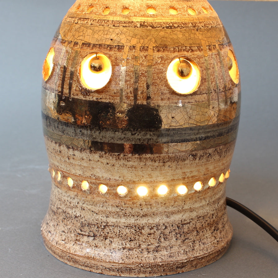 Ceramic Table Lamp by Georges Pelletier (circa 1970s)