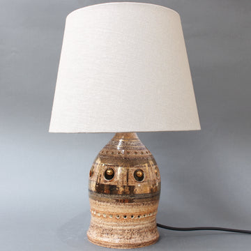 Ceramic Table Lamp by Georges Pelletier (circa 1970s)