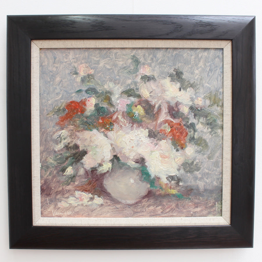'Still Life Bouquet of Flowers' by Vernìere (circa 1930s - 40s)