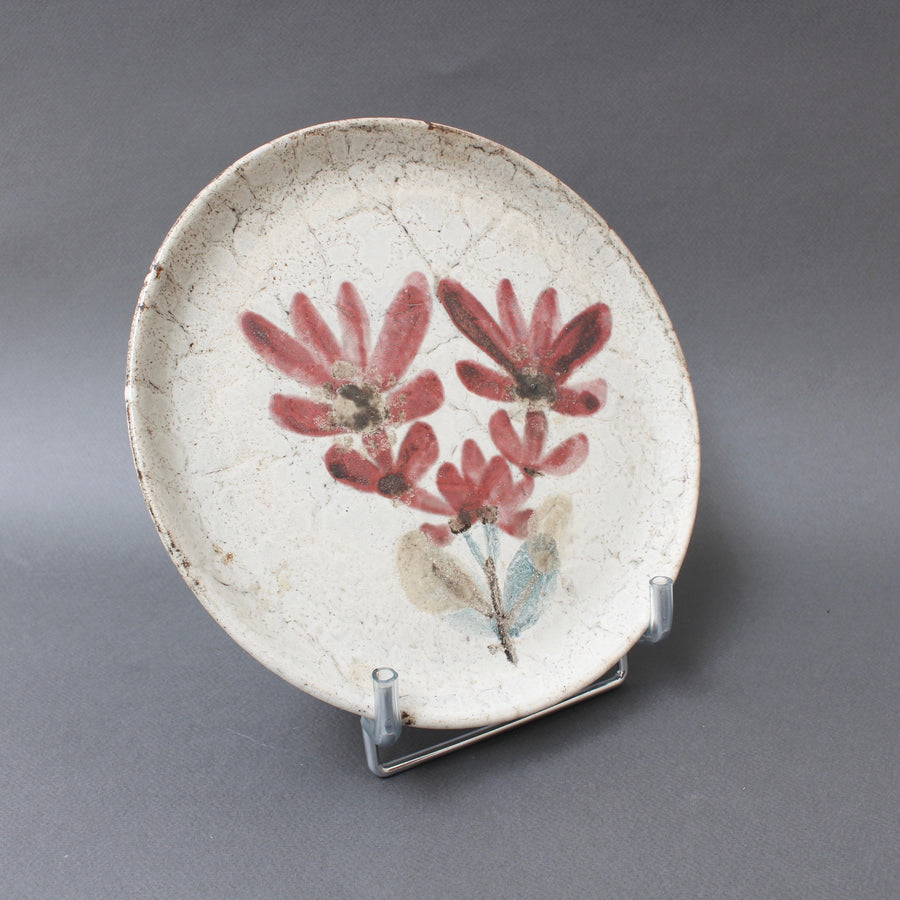Mid-Century French Ceramic Decorative Plate by Gustave Reynaud - Le Mûrier (circa 1950s)