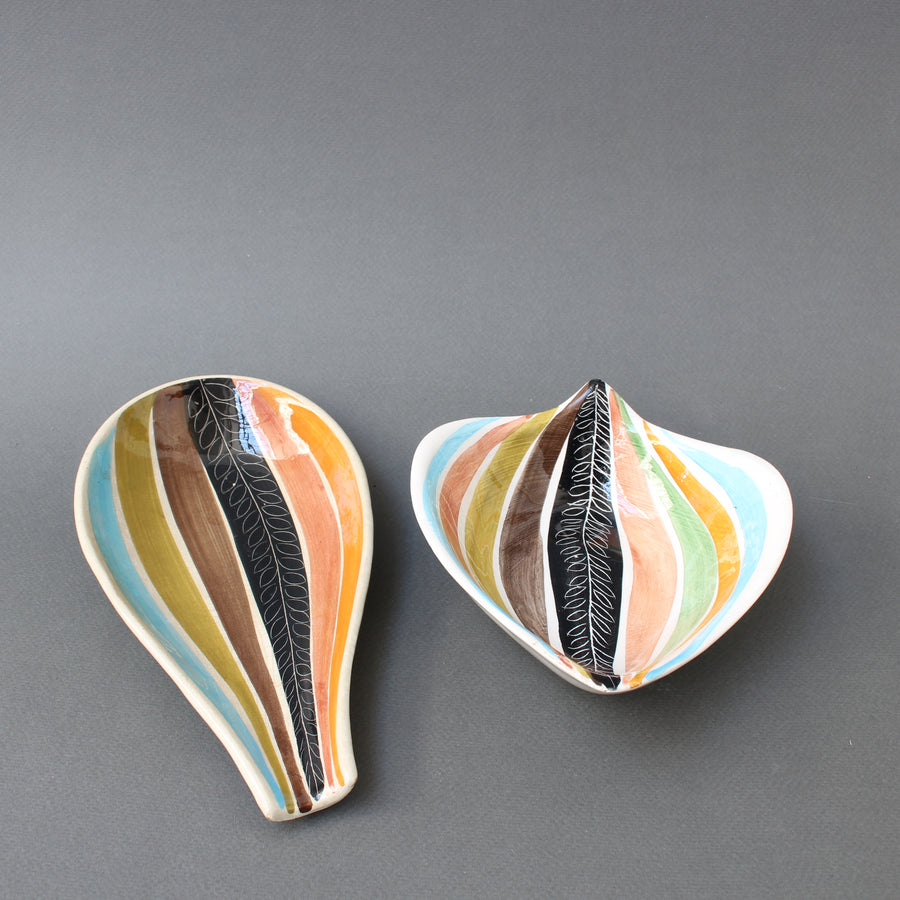 Set of 2 Earthenware Dishes by Alessio Tasca