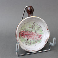 Set of Four Ceramic Serving Dishes with Handles by Jean & Juliette Rivier (circa 1960s)