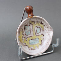 Set of Four Ceramic Serving Dishes with Handles by Jean & Juliette Rivier (circa 1960s)