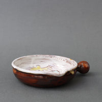 Set of Four Ceramic Serving Dishes with Handles by Jean & Juliette Rivier (circa 1960s)
