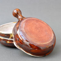 Set of Four Ceramic Serving Dishes with Handles by Jean & Juliette Rivier (circa 1960s)
