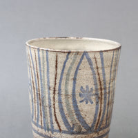 Vintage French Ceramic Cache Pot by Le Mûrier (circa 1960s) - Small