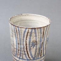Vintage French Ceramic Cache Pot by Le Mûrier (circa 1960s) - Small