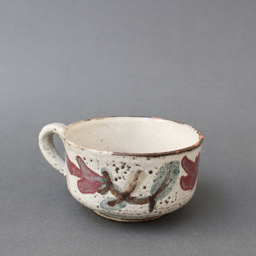 Vintage French Ceramic Coffee Cup by Le Mûrier (circa 1960s)