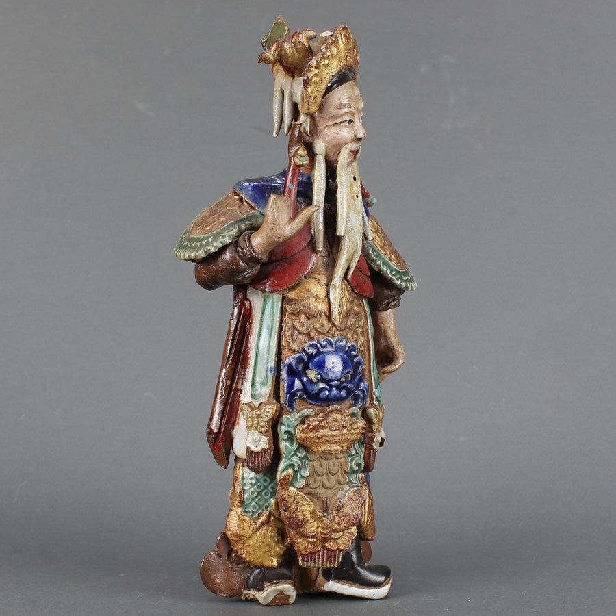 Two 'Chinese Earthenware Decorative Wall-Hanging Figures' (19th Century)
