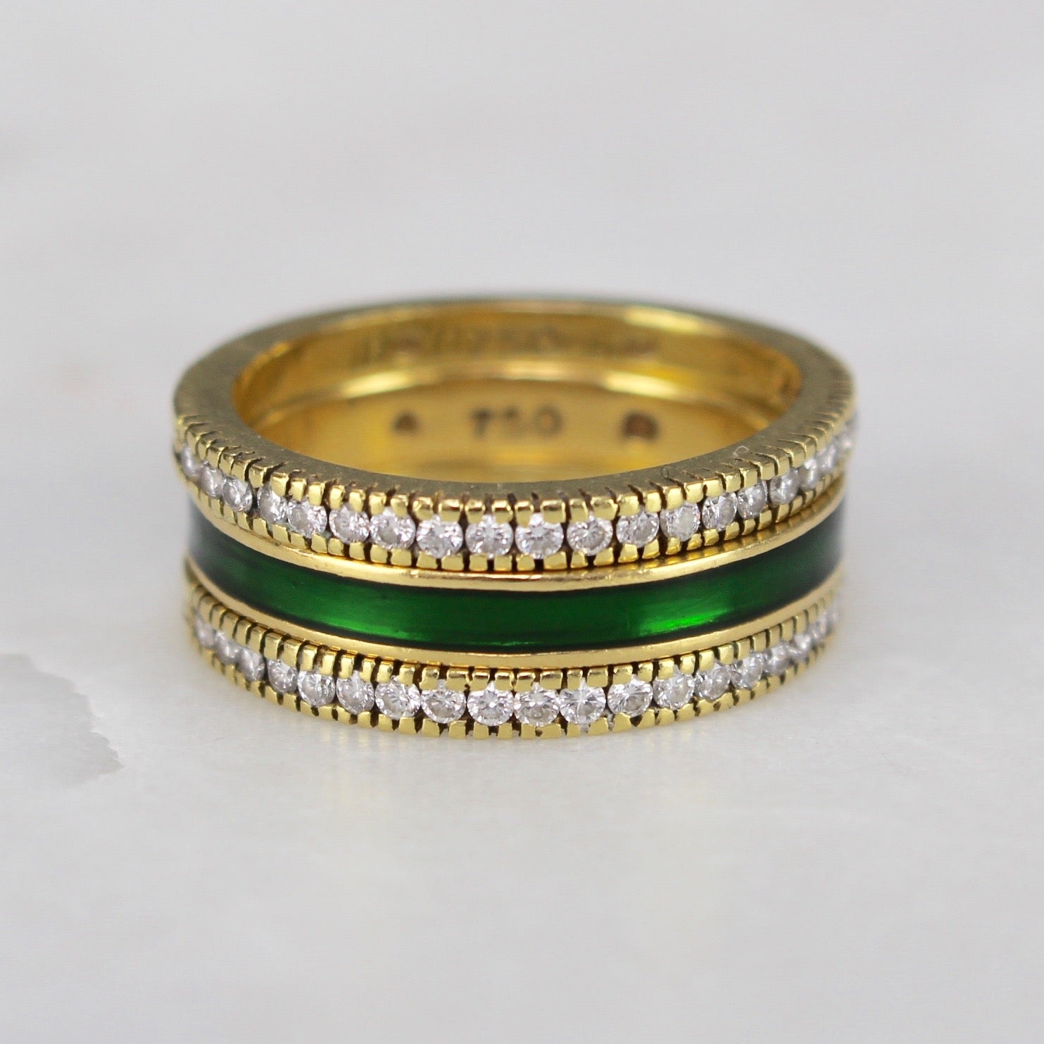 Stack Rings Enamel and Diamonds (c. 1990s) – Bureau of Interior Affairs ...