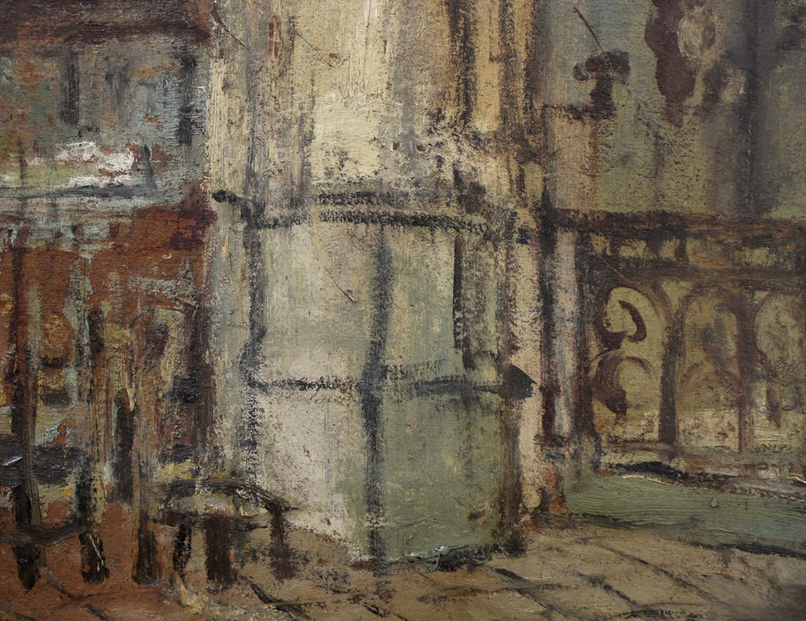 'Church Interior' by Jean-Charles Contel (circa 1920s)