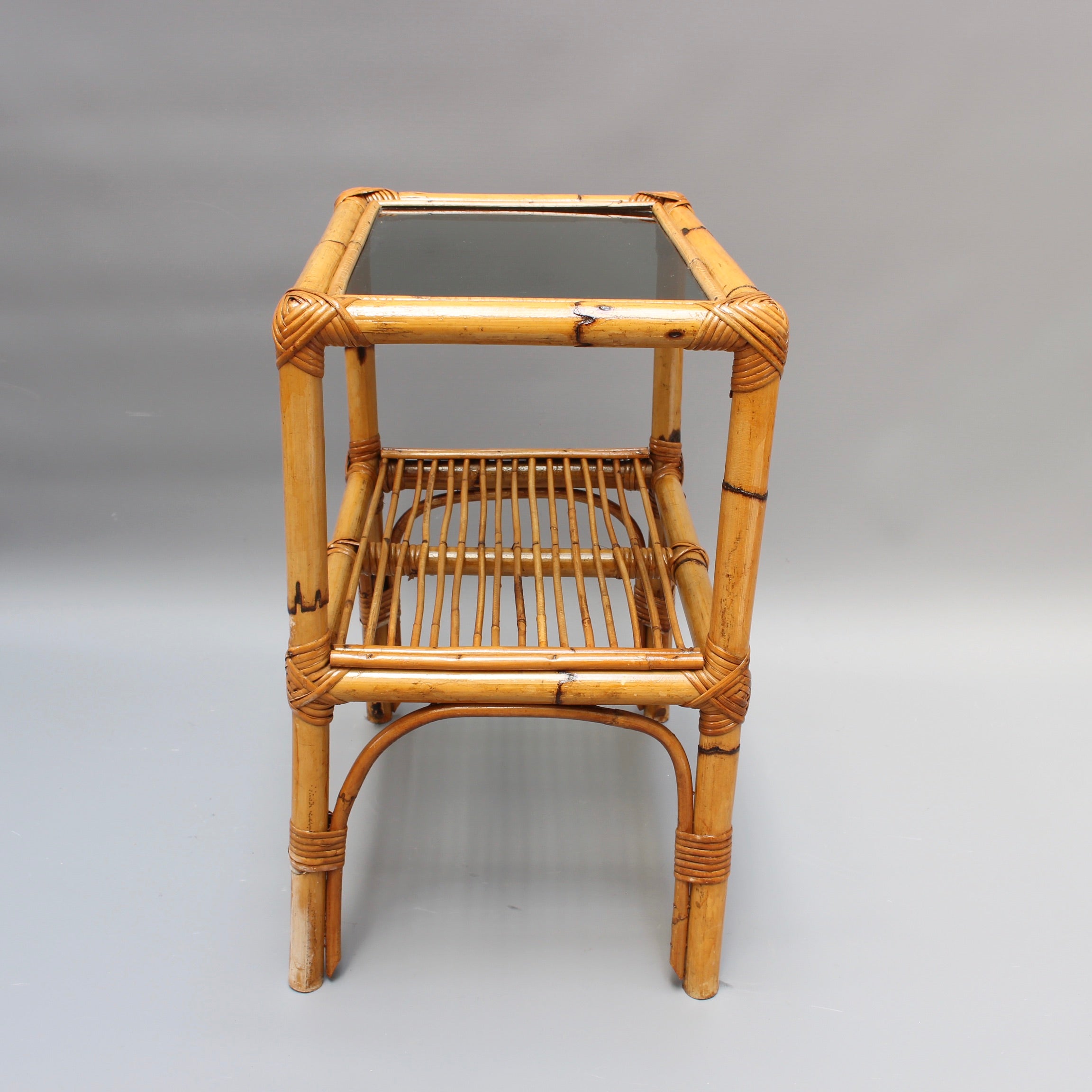 Italian Rattan and Bamboo Side Table (circa 1960s) – Bureau of Interior ...