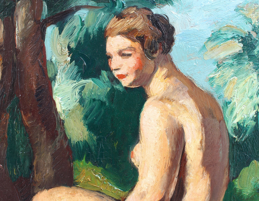 'The Bather' by Charles Kvapil (1934)