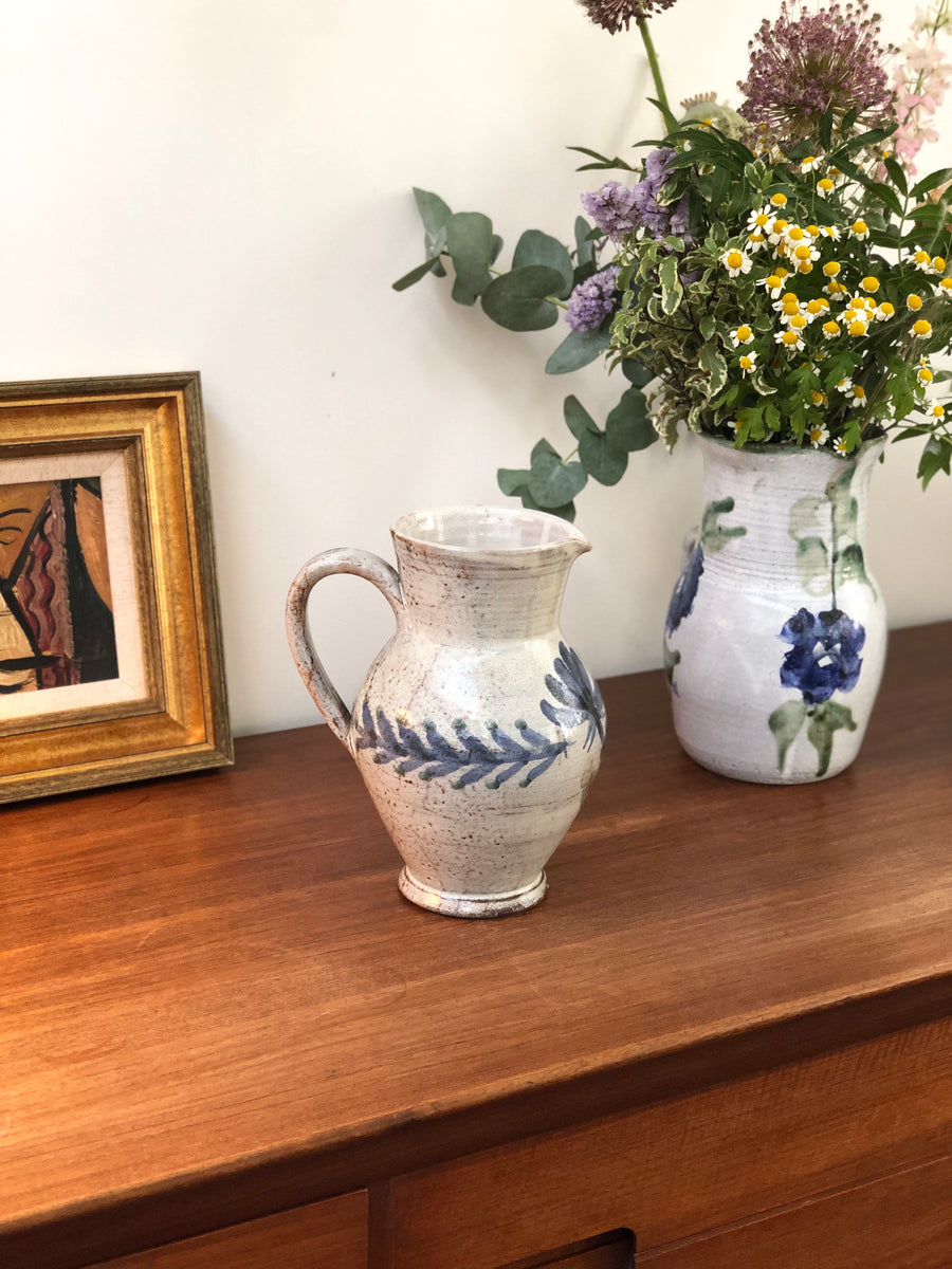Vintage French Ceramic Pitcher by Gustave Reynaud - Le Mûrier (circa 1950s)