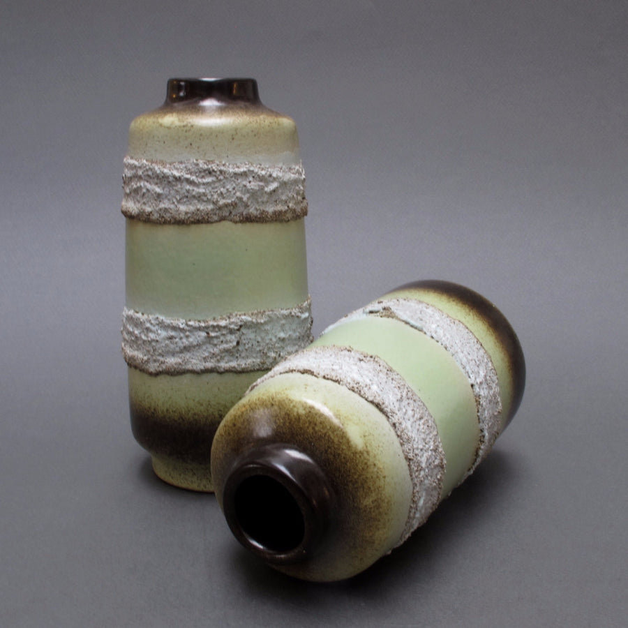 Pair of East German Pottery  Vases (Haldensleben)