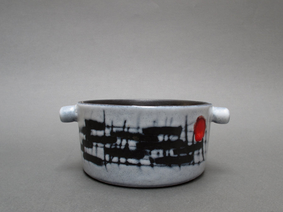 Ceramic Pot with Lid (Cocotte) by François Caleca (c. 1960s)