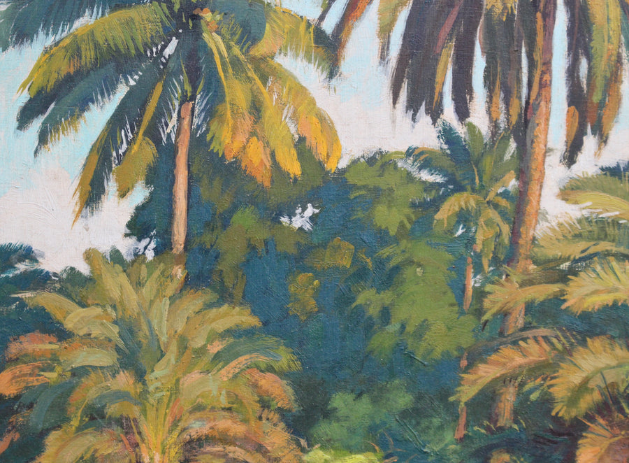 'Under the Palm Trees of Madagascar' by Paul Léon Bléger (circa 1930s)