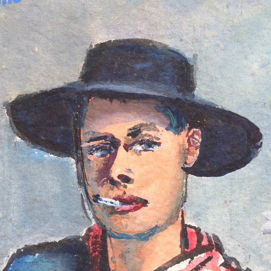 'Young Man with Cigarette' by René Seyssaud (circa 1930s)