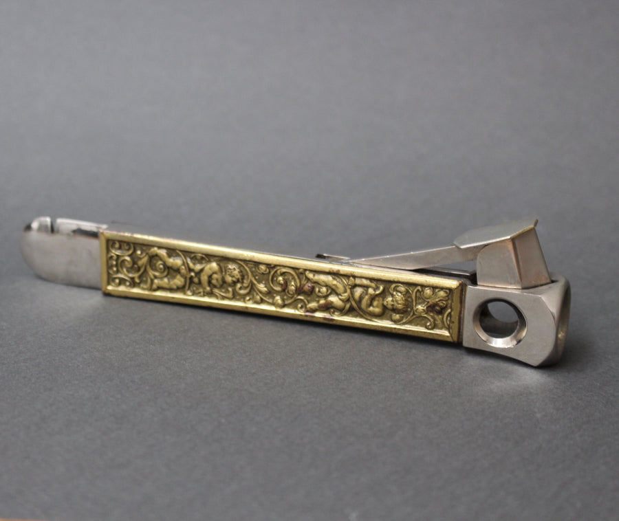 Stainless Steel German Vintage Cigar Cutter from Donatus Solingen (circa 1950s)