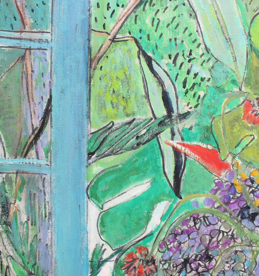 'Still Life with Bouquet and Carafe' by Kumiko Kuroda (1969)