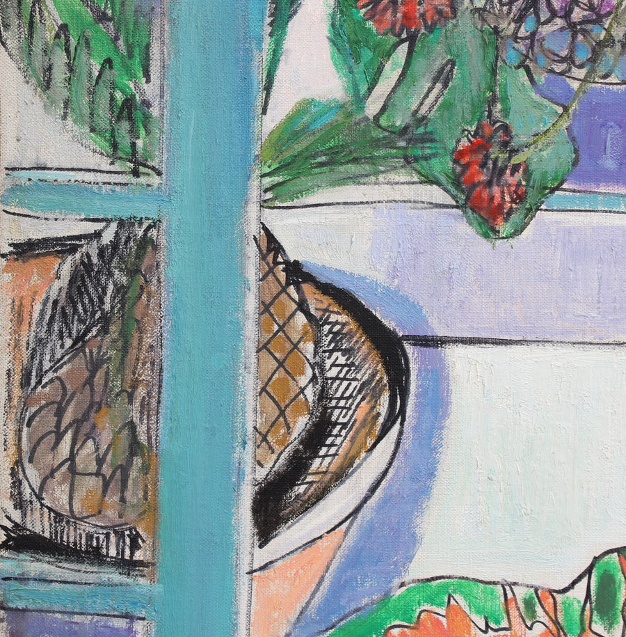 'Still Life with Bouquet and Carafe' by Kumiko Kuroda (1969)