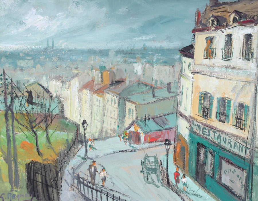 'Rooftops of Paris' by Georges Regnault (circa 1960s)