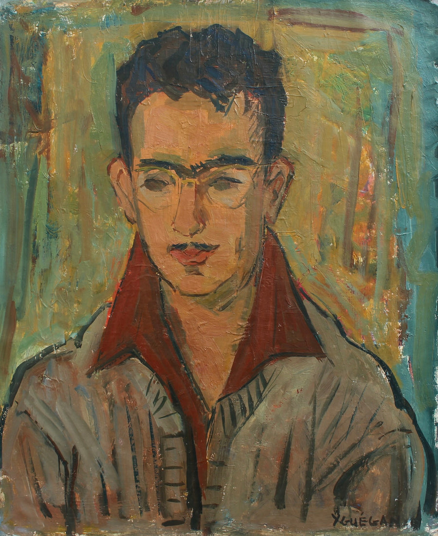 'Portrait of a Man' by Yvonne Guégan (circa 1970s)
