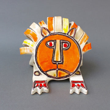 Ceramic Lion Sculpture by Bruno Gambone (circa Late 1960s)