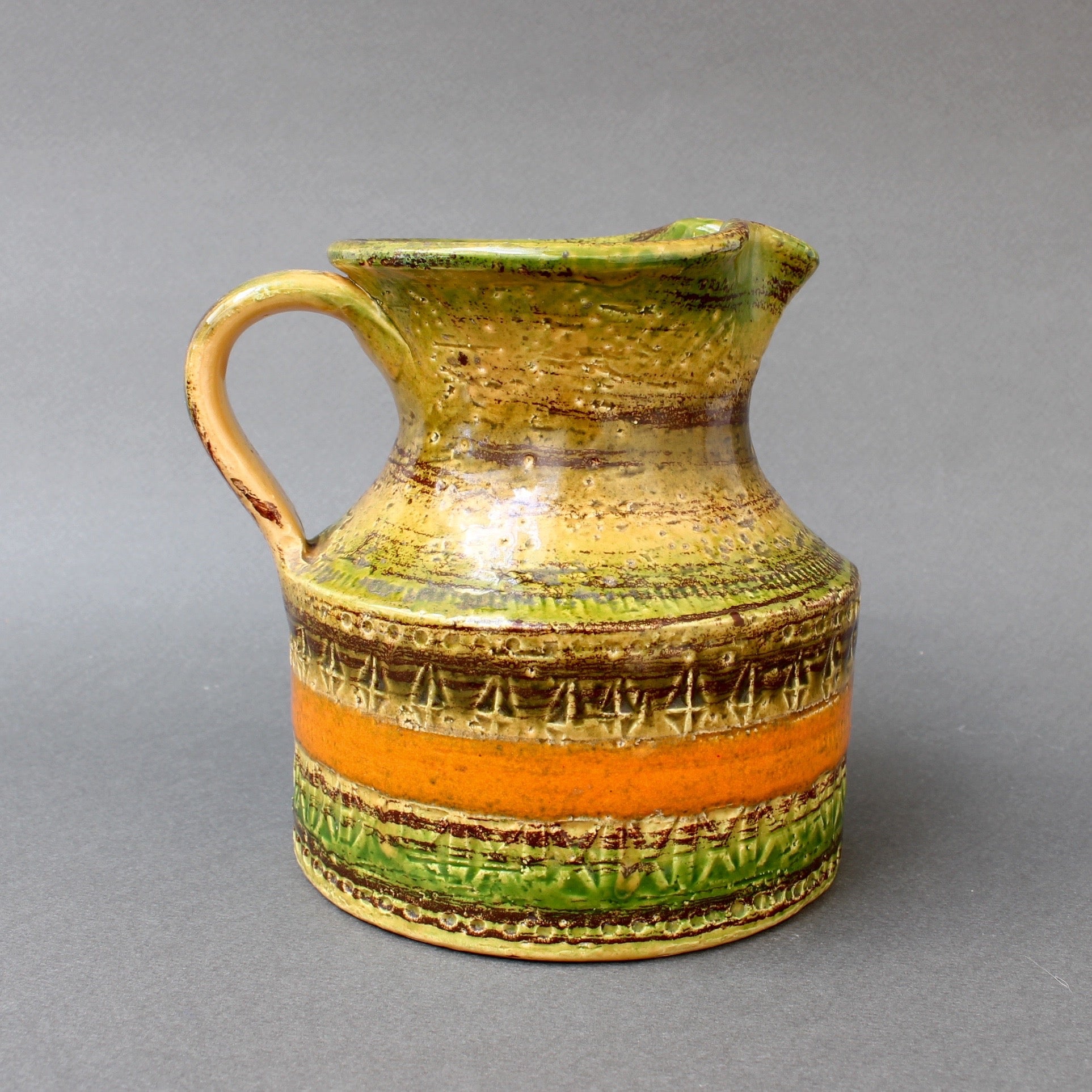 Mid-Century Ceramic Pitcher / Carafe by Bitossi (circa 1960s) - Small ...