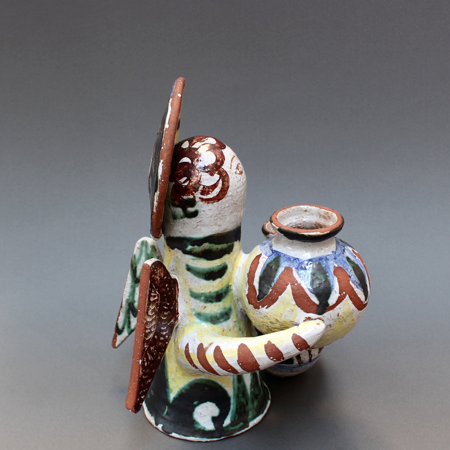 Mid-Century Ceramic Angel With Amphorae (c. 1950s) by Unknown