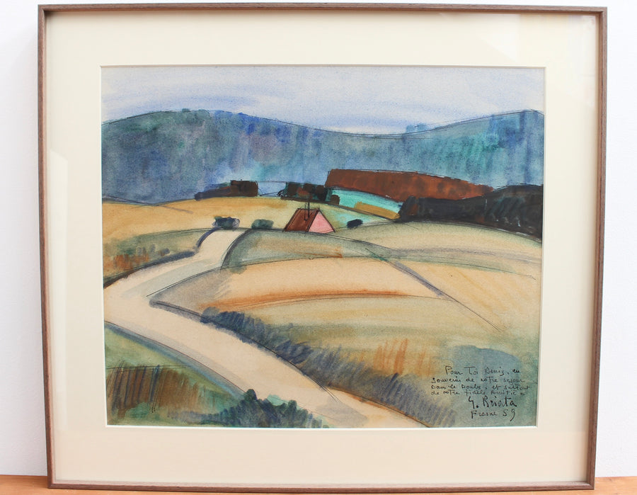 'French Landscape' by Georges Briata (1959)