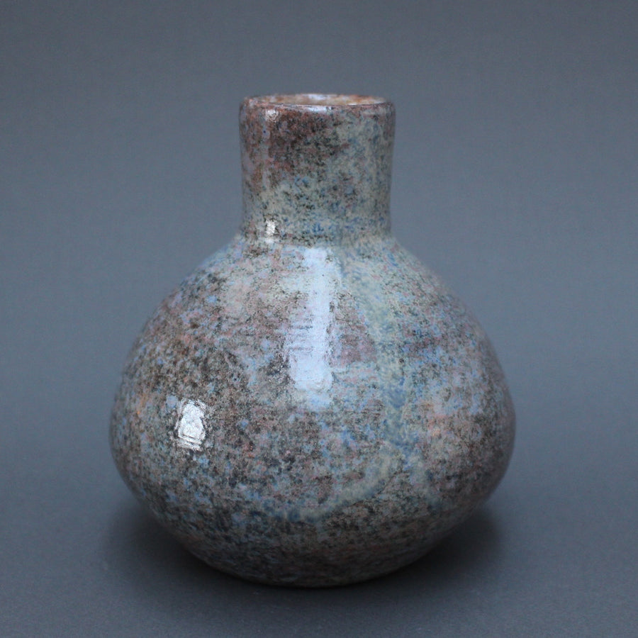 French Ceramic Flower Vase by Jean-Pierre Gasnier (Circa 1970s)