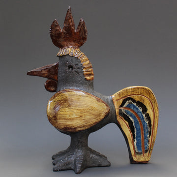 Ceramic French Rooster by Dominique Pouchain (c. 1990s)