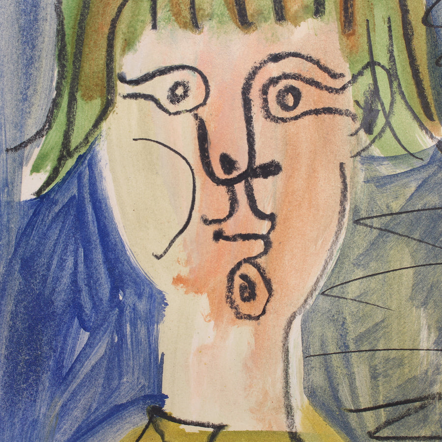 'Portrait of a Girl' by Raymond Debiève (1966)